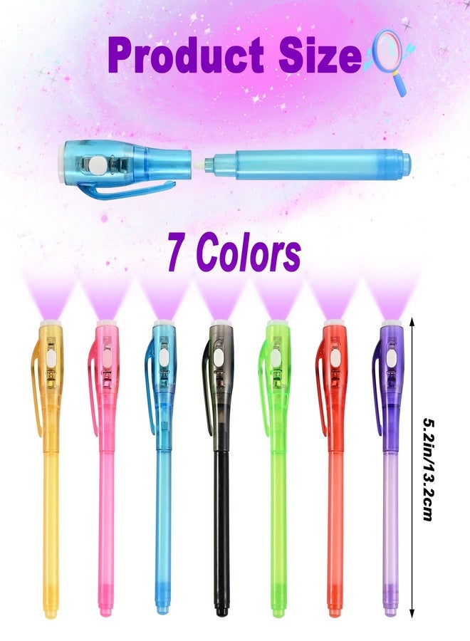 Goldge Invisible Ink Pens with UV Light for Kids, 32PCS Valentine’s Gifts for Kids, Party Favors,Spy Pen for Secret Message, Escape Room, Perfect for Birthdays, Easter, Christmas & Stocking Stuffers - Image 4